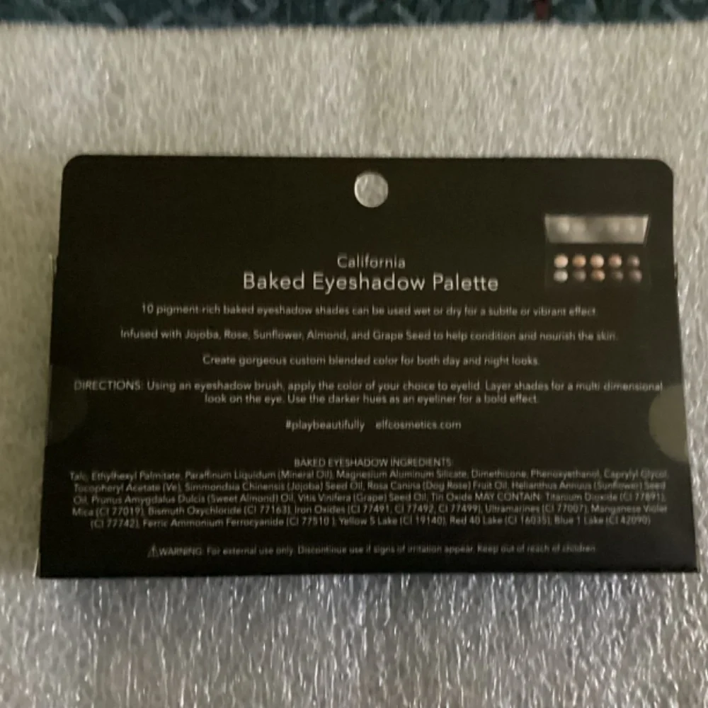 e.l.f. California Baked Eyeshadow Palette New net wt 0.28 oz/8 oz